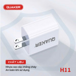Bộ Sạc Nhanh Quaker H11 US Type-C To Lightning - 20W PD
