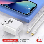 Bộ Sạc Nhanh Quaker H11 US Type-C To Lightning - 20W PD