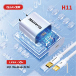Bộ Sạc Nhanh Quaker H11 US Type-C To Lightning - 20W PD
