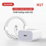 Bộ Sạc Nhanh Quaker H17 Type-C To Lightning - 20W GaN