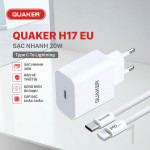Bộ Sạc Nhanh Quaker H17 Type-C To Lightning - 20W GaN
