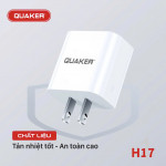 Bộ Sạc Nhanh Quaker H17 Type-C To Lightning - 20W GaN