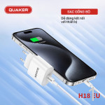 Bộ Sạc Nhanh Quaker H18 Type-C To Lightning - 20W PD