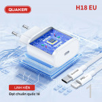Bộ Sạc Nhanh Quaker H18 Type-C To Lightning - 20W PD