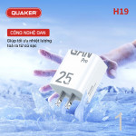 Bộ Sạc Nhanh Quaker H19 Type-C To Type-C - 25W PD