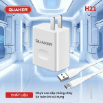 Bộ Sạc Nhanh Quaker H21 USB To Type-C - 67W PD/QC GaN