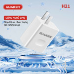 Bộ Sạc Nhanh Quaker H21 USB To Type-C - 67W PD/QC GaN