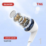 Tai Nghe Có Dây Dẹt Đàm Thoại TN6 - Jack 3.5mm