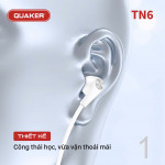 Tai Nghe Có Dây Dẹt Đàm Thoại TN6 - Jack 3.5mm