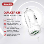 Tẩu Sạc Xe Hơi Quaker CH1 2 Cổng USB - 22.5W