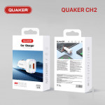Tẩu Sạc Xe Hơi Quaker CH2 Cổng USB & Type-C - 48W