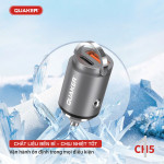 Tẩu Sạc Xe Hơi Thông Minh Quaker CH5 2 Cổng USB - 45W