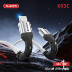 Cáp Sạc Nhanh Quaker X63C Type-C to Type- 100W