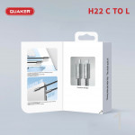 Cáp Sạc Quaker H22 Type-C to Lightning 35W